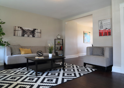 Staged Living Room Lancaster