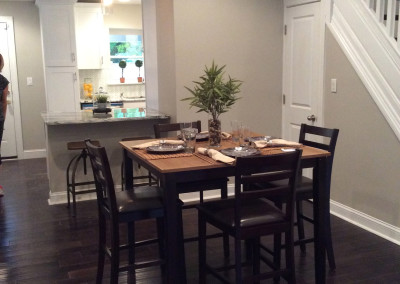 Home Staged Dining Room in Manayunk Philadelphia